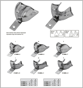 Perforated With Rim Lock Impression Trays