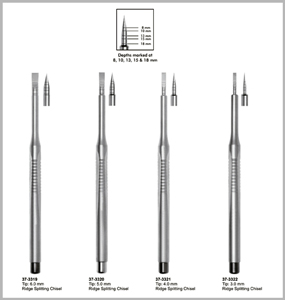 Ridge Splitting Chisels